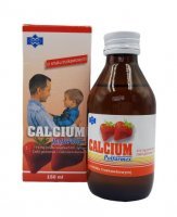 Calcium syrop truskawkowe 150ml POLFARMEX
