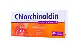 Chlorchinaldin 40tabl. czarn.porzecz.NZ