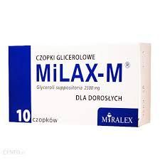 Czopki glicerolowe dla dorosłych MiLAX-M