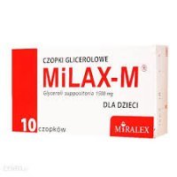 Czopki glicerolowe dla dzieci MiLAX-M