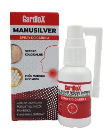 Gardlox Manusilver Spray do gardła 30ml