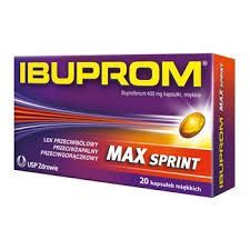 Ibuprom MAX Sprint 20kaps. $