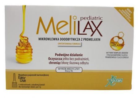 MELILAX PEDIATRIC dla dzieci 6mikrowl.