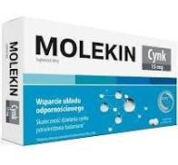 Molekin cynk 15mg 30tabl.powl. NZ