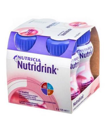 Nutridrink  Protein truskawka 4but.