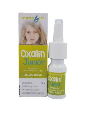 Oxalin Junior żel do nosa 0,5mg/g 10g