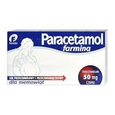 Paracetamol czopki  50mg 10czop. FArmina