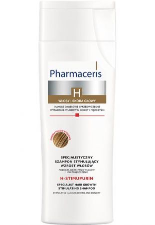 PHARMACERIS H Specjalistyczny szampon stymulujący wzrost włosów pobudza odrastanie włosów i ich WŁOSÓW zagęszczenie H-STIMUPURIN 250 ML