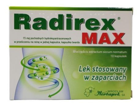 Radirex MAX 0,375g 10kaps.
