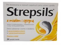 Strepsils miod-cytr 24pastyl.