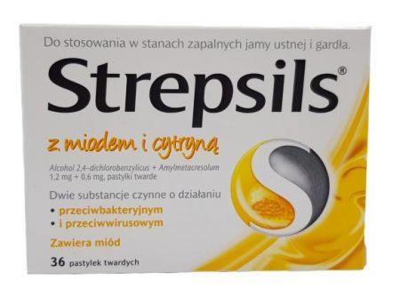 Strepsils miod-cytr 36pastyl.